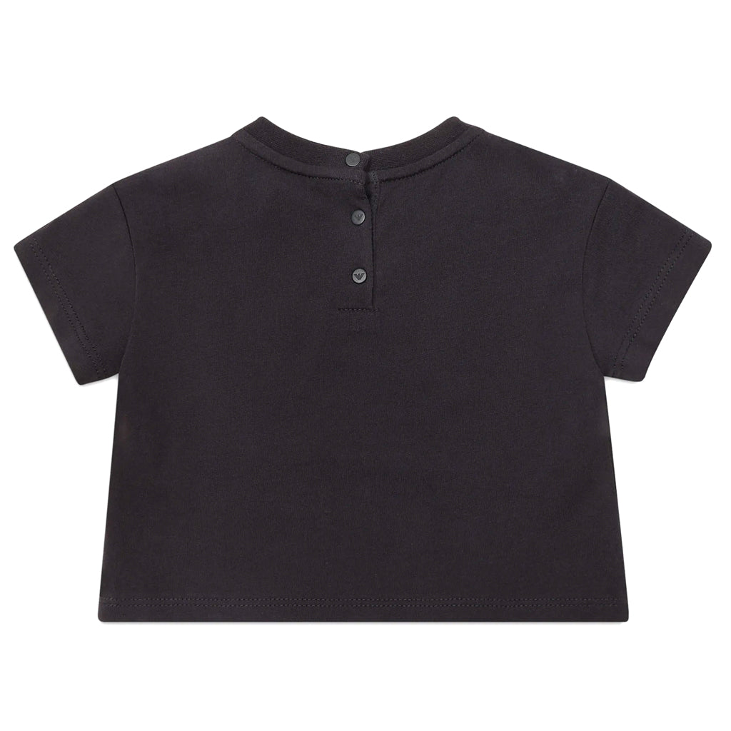 Emporio Armani Junior Asv Jersey T-shirt With Fun Logo Print