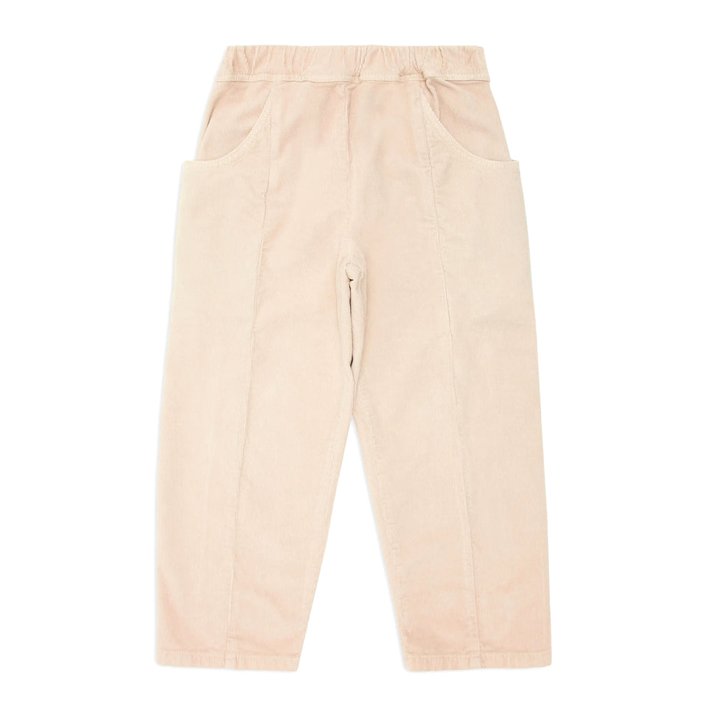 Corduroy Trousers With Elasticated Waist