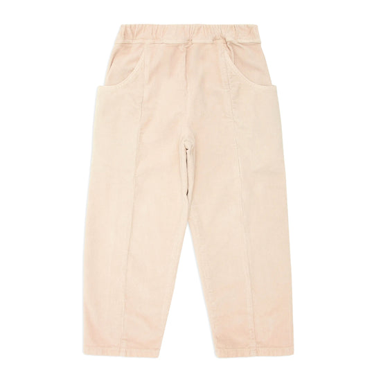 Corduroy Trousers With Elasticated Waist