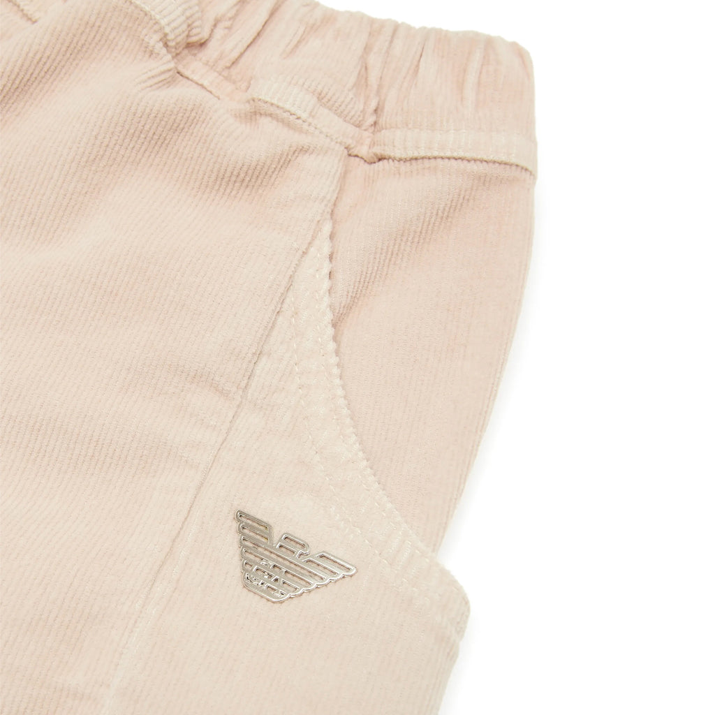 Corduroy Trousers With Elasticated Waist