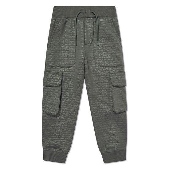 All-over Logo-print Cargo Tracksuit Bottoms