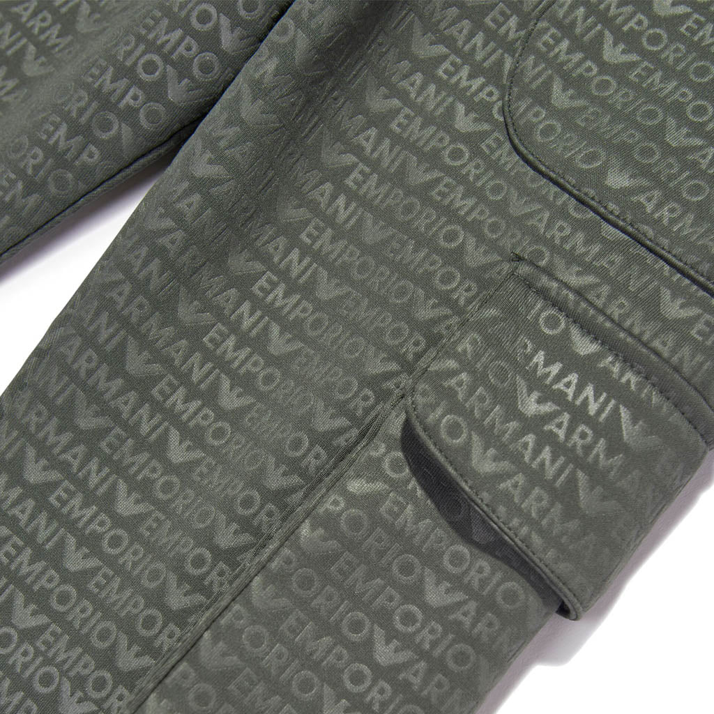 All-over Logo-print Cargo Tracksuit Bottoms