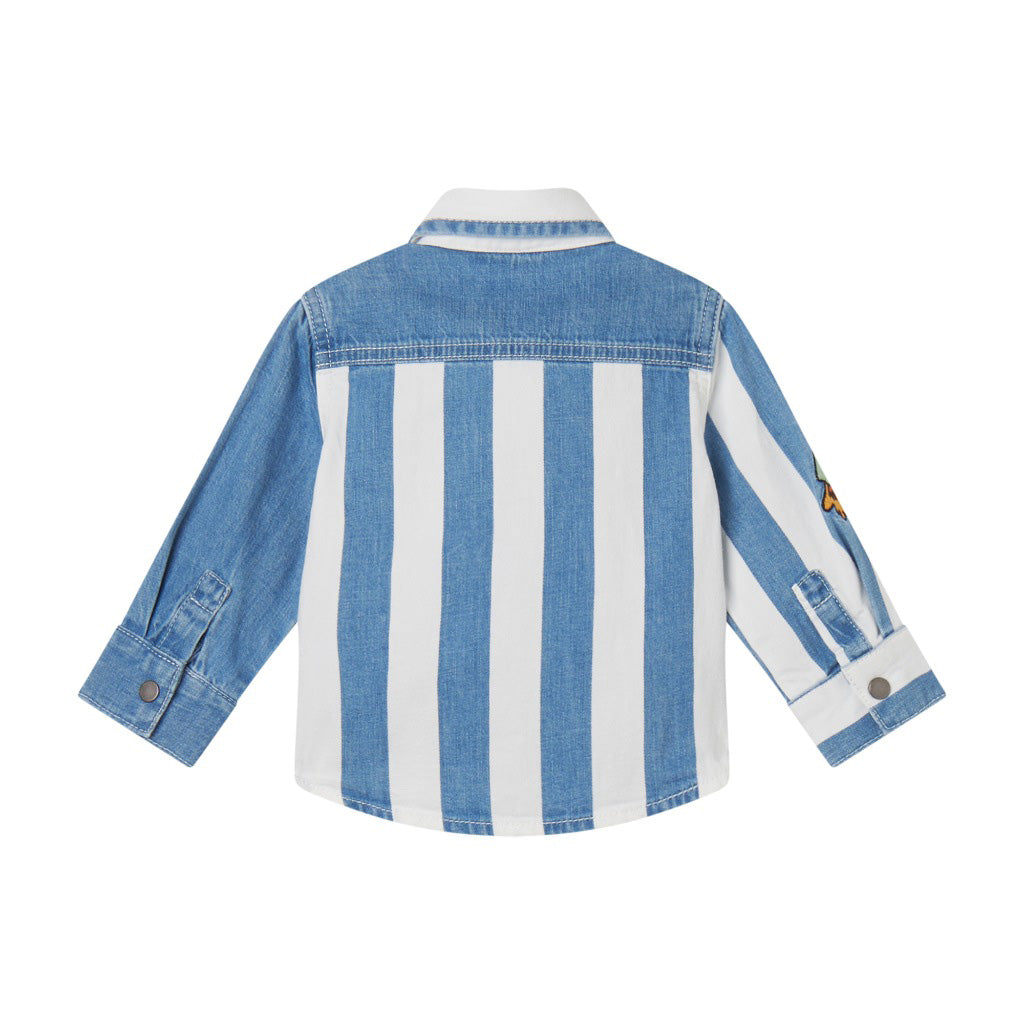 Stella McCartney Kids Space Print Denim Shirt