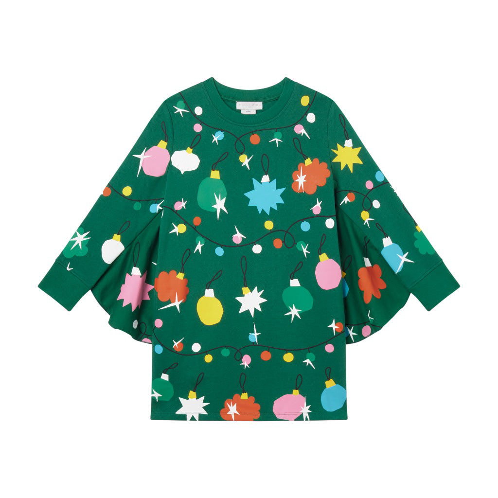 Stella McCartney Kids Christmas Tree Print Dress