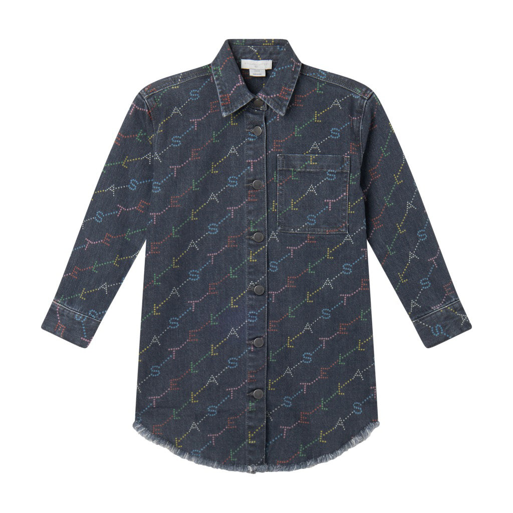 Stella McCartney Kids Stella Monogram Denim Dress