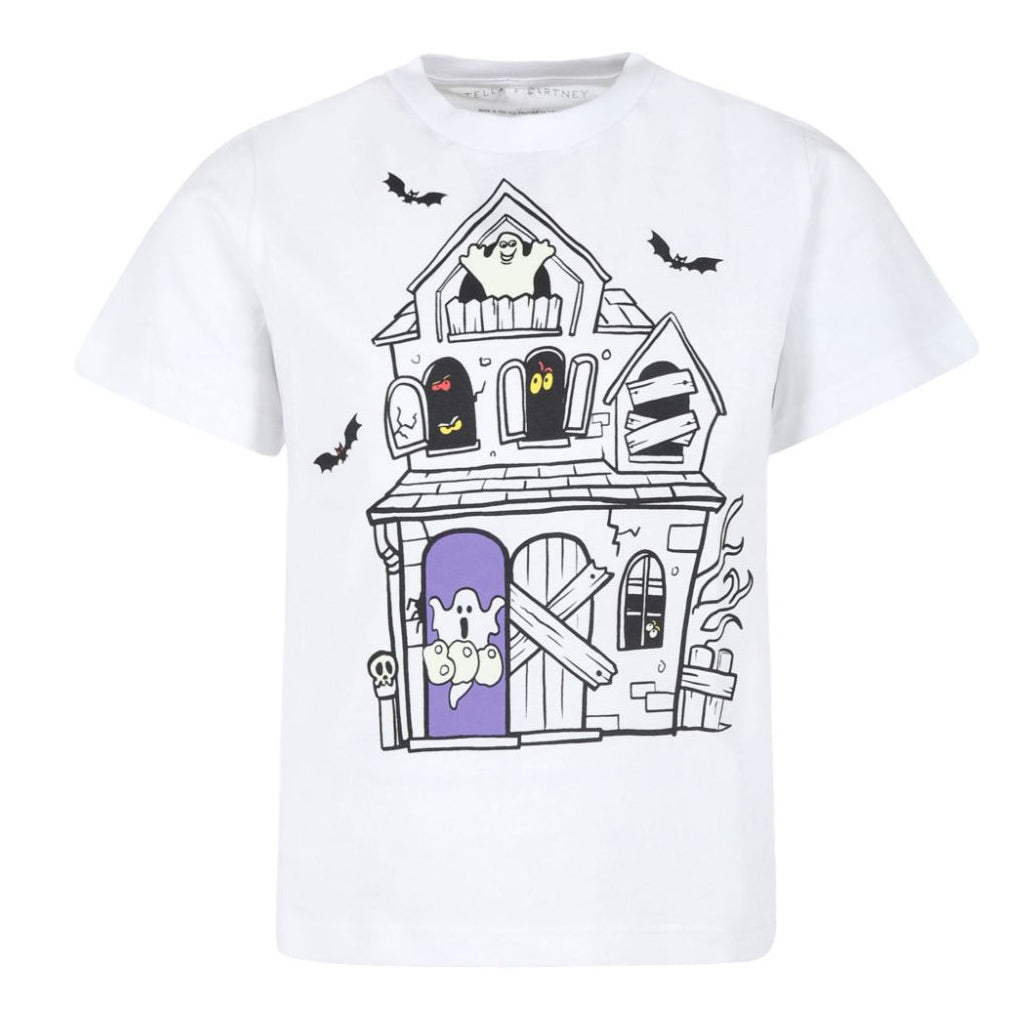 Stella McCartney Kids Halloween House T-shirt