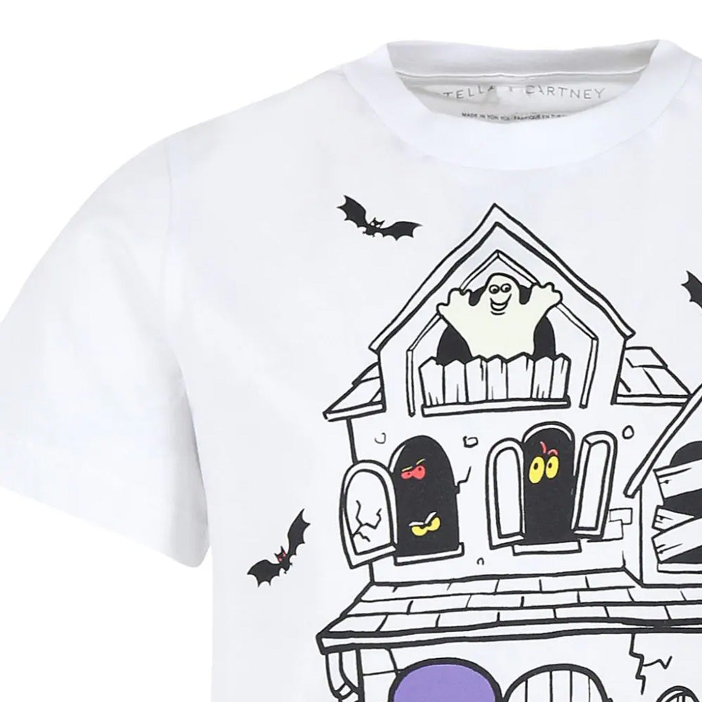 Stella McCartney Kids Halloween House T-shirt