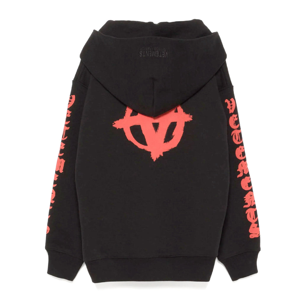 Vetements Kids Double Anarchy Hoodie