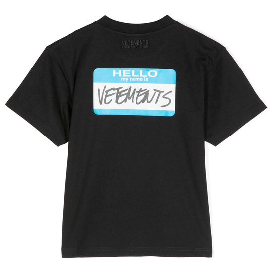 Vetements Kids My Name Is Vetements T-shirt