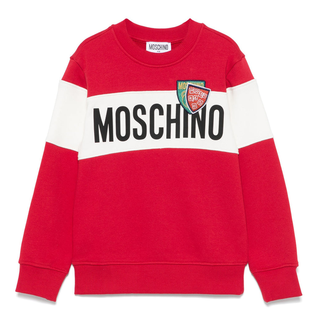 Moschino logo sweatshirt store