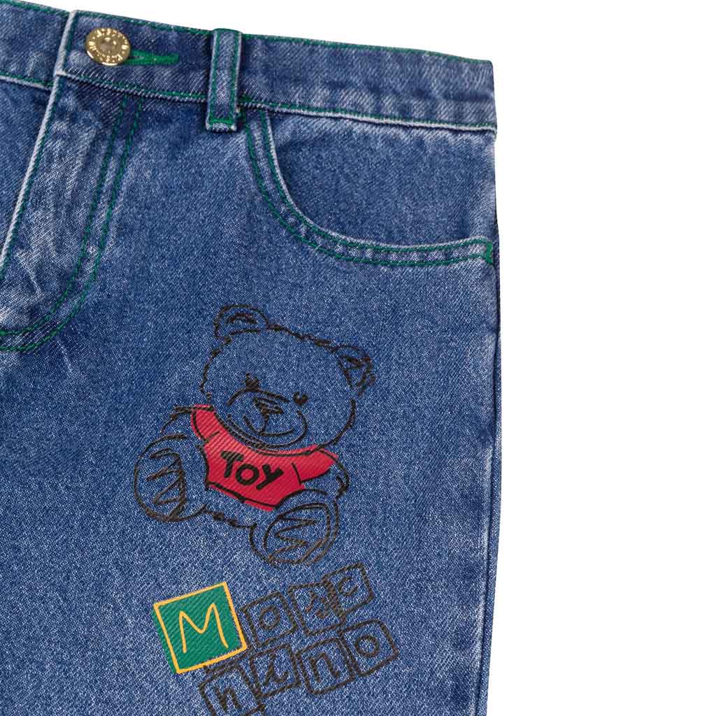 Moschino Kids Characters Print Trousers