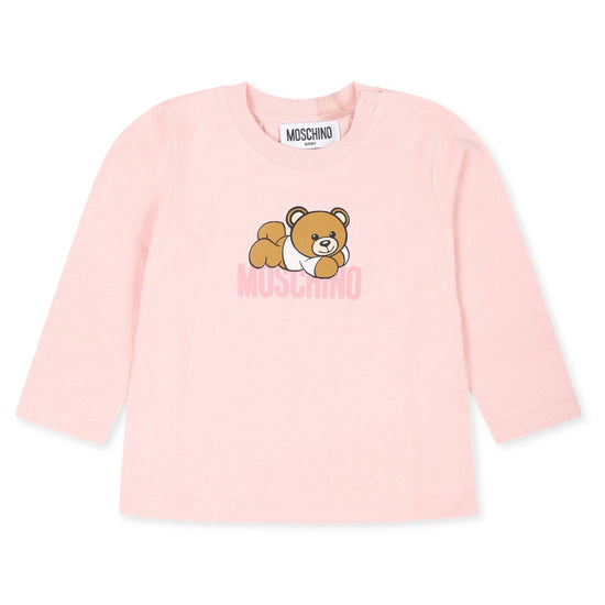 Moschino Kids Bear Logo T-shirt With Gift Box