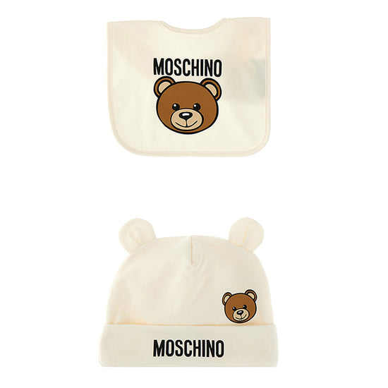 Bear Head Hat and Bib Set