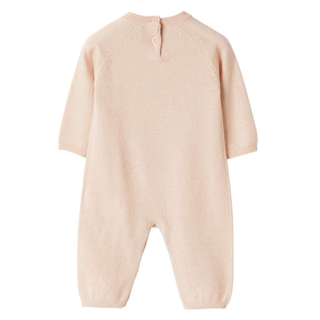 Bear Wool Knit Mix Romper