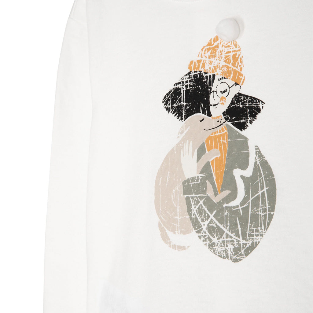 Il Gufo Graphic Long Sleeve T-shirt