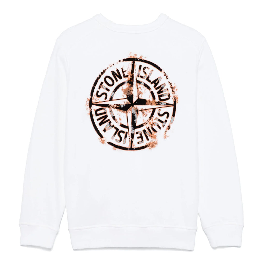 Stone Island Junior Logo Sweatshirt