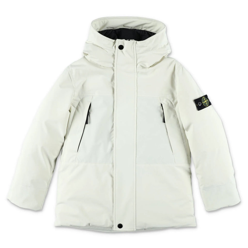 Stone Island Junior Parka Jacket With Primaloft-TC