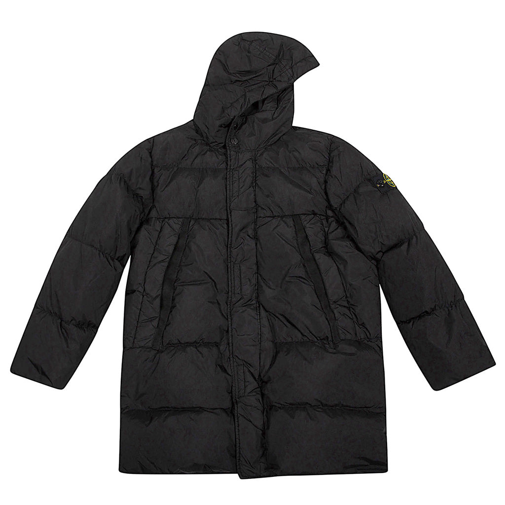 Stone Island Junior Crinkle Long Jacket