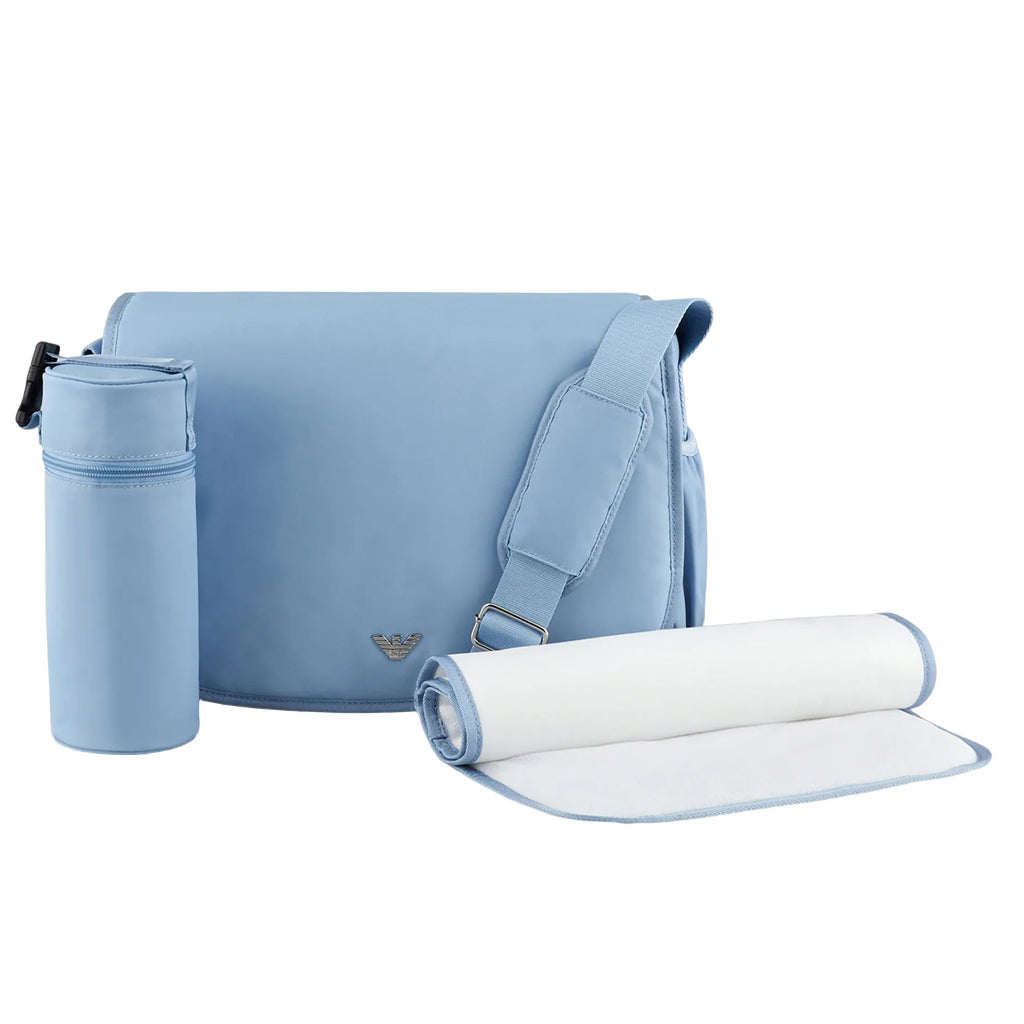 Emporio Armani Junior Mummy Bag Set With Eagle Plate