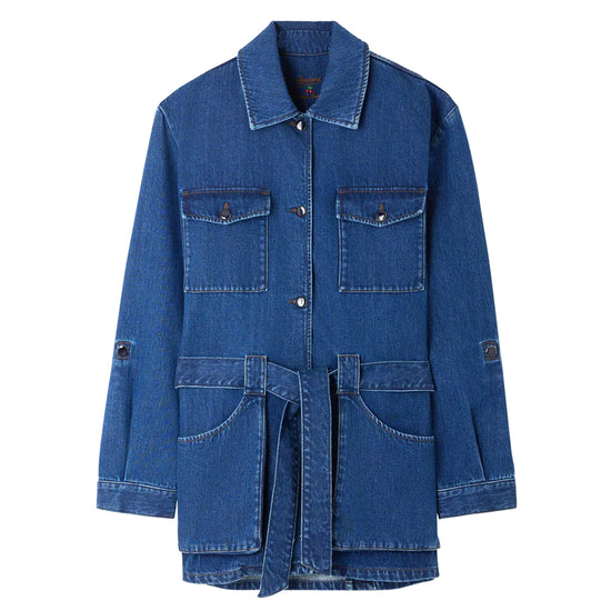 Bonpoint Bonpoint X Vanessa Seward Granger Denim Safari Jacket