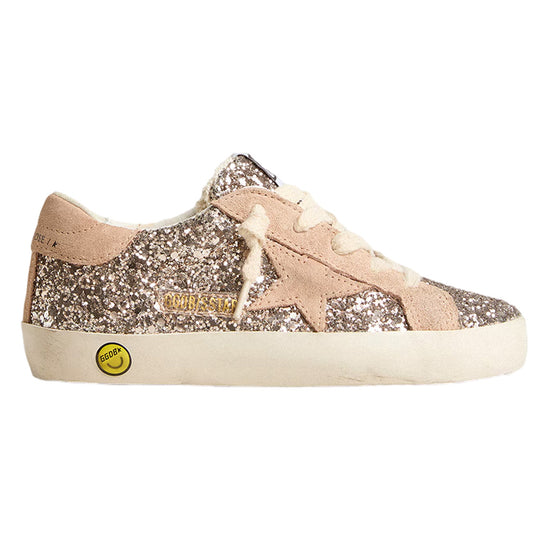 Super Star Glitter and Suede Star Sneakers