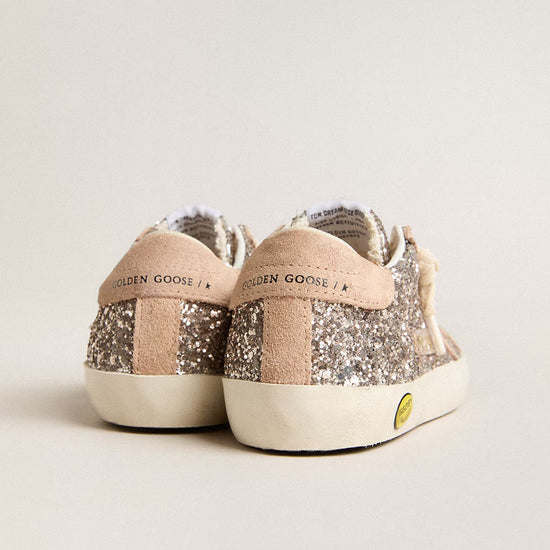 Super Star Glitter and Suede Star Sneakers