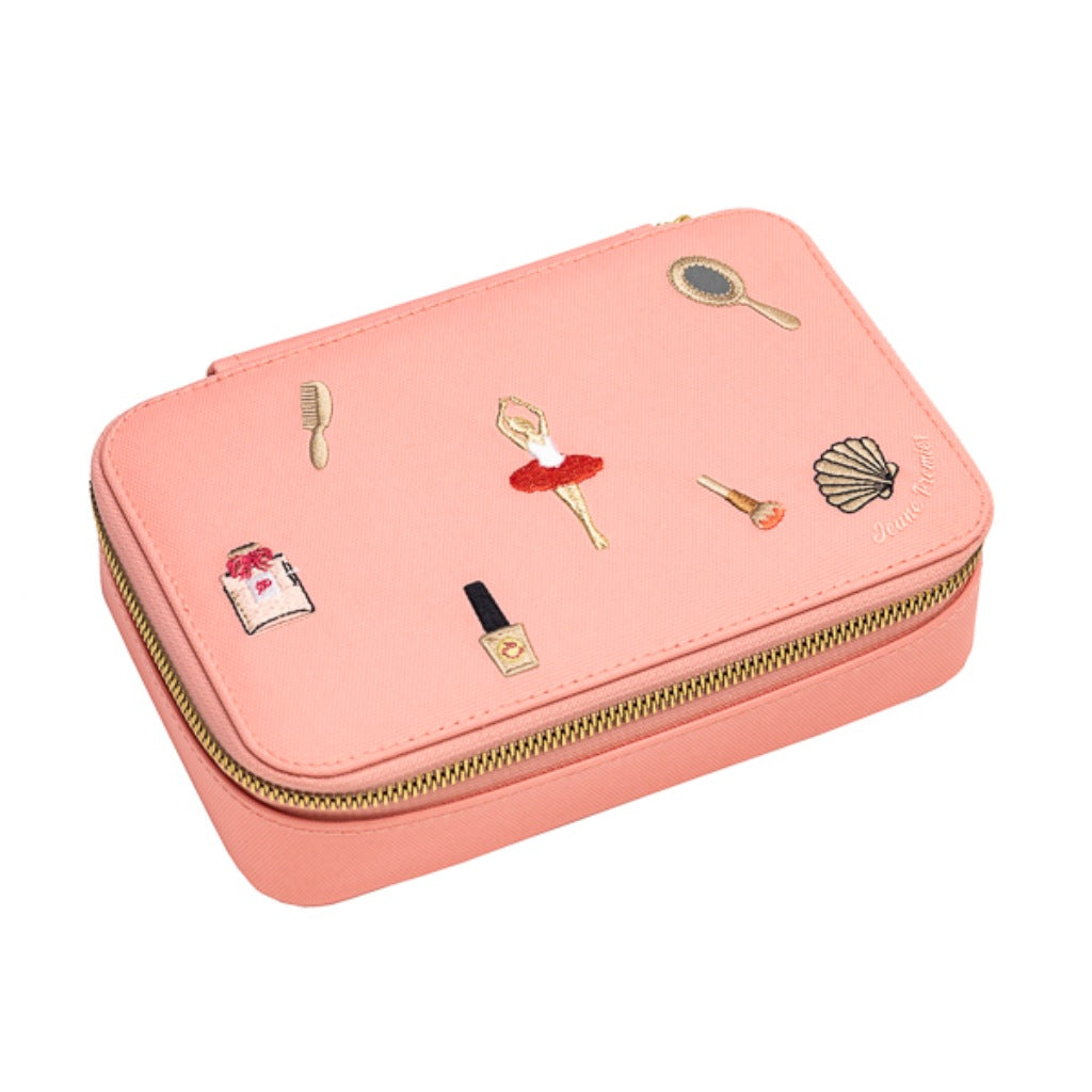 Jeune Premier Jewellery Box Pink – Pencil Box Filled