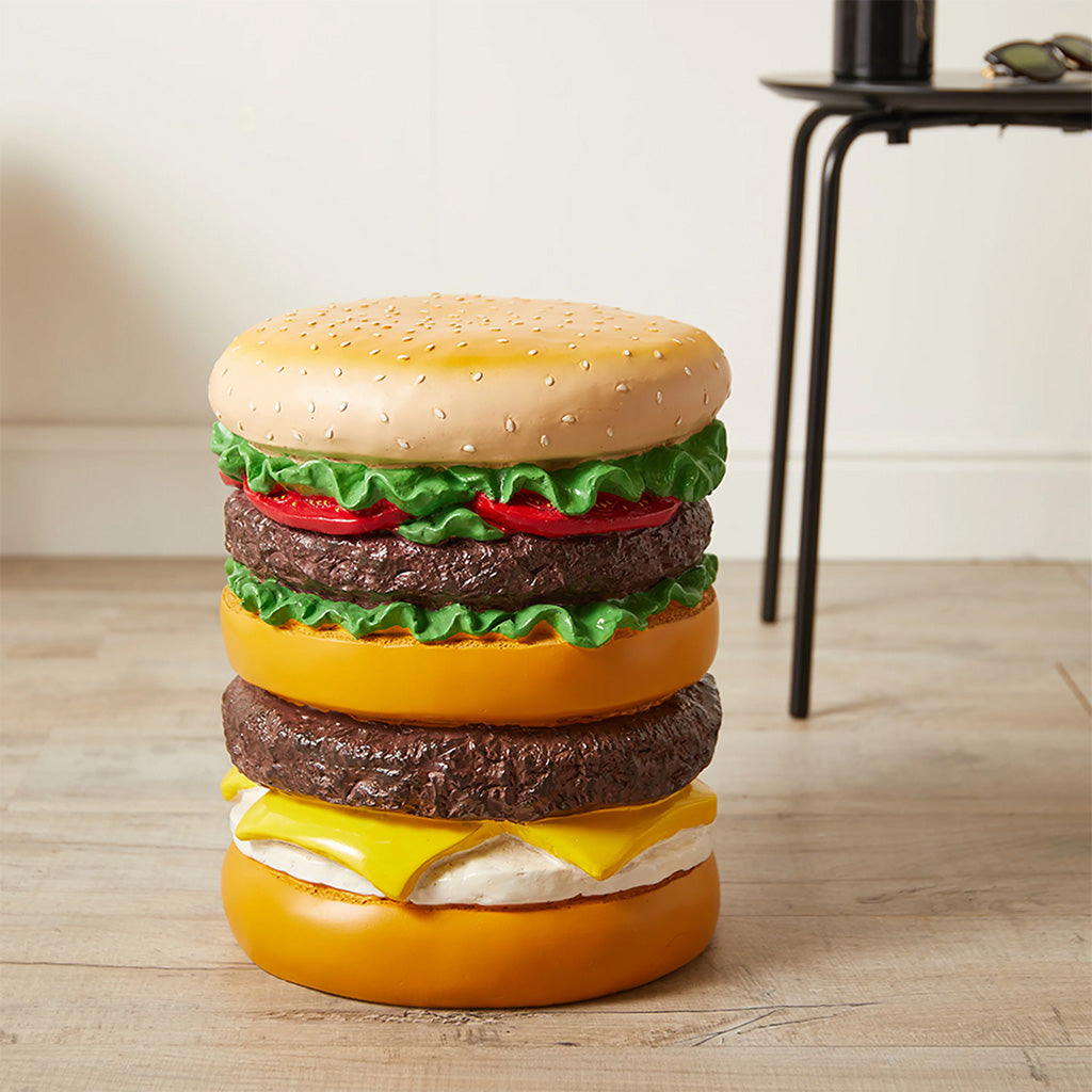 Rotary Hero Hamburger Stool