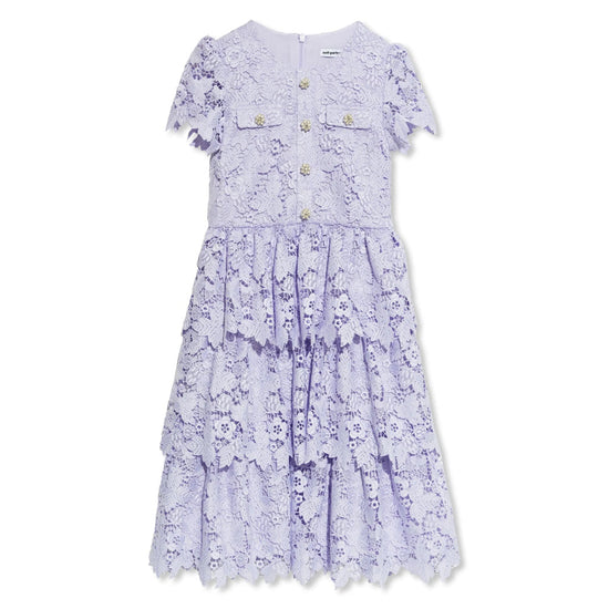Self Portrait Kids Butterfly Lace Dress
