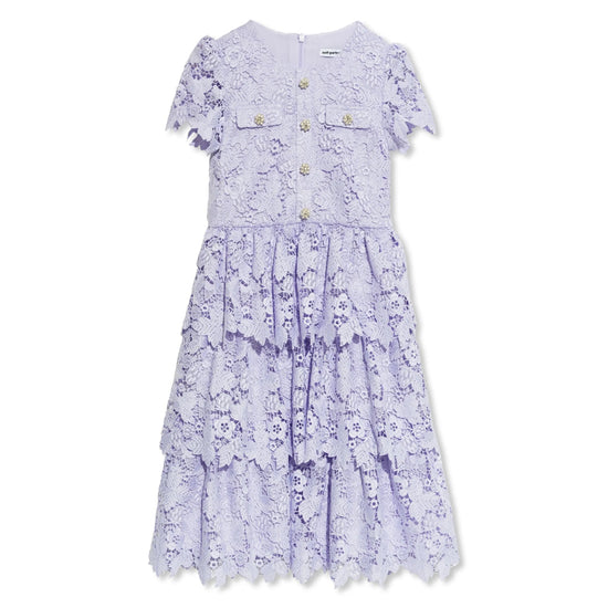 Self Portrait Kids Butterfly Lace Dress