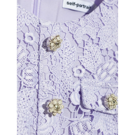 Self Portrait Kids Butterfly Lace Dress