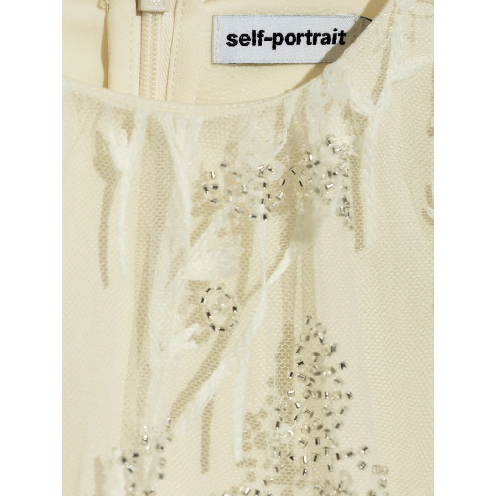 Self Portrait Kids Tulle Flower Dress