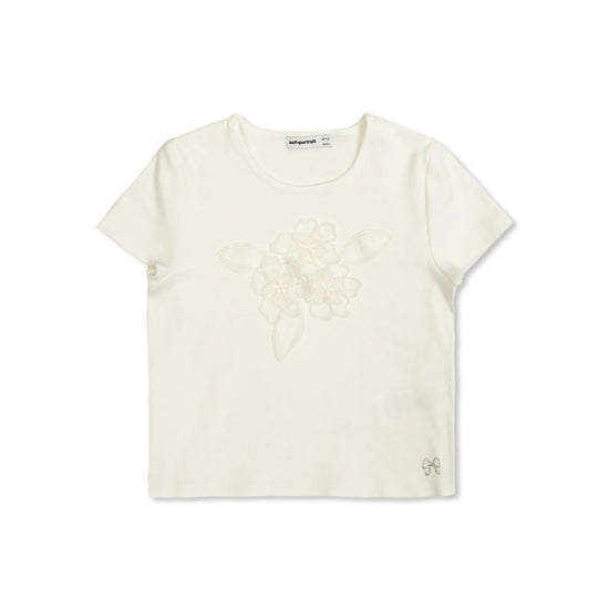 Self Portrait Kids Flower T-shirt