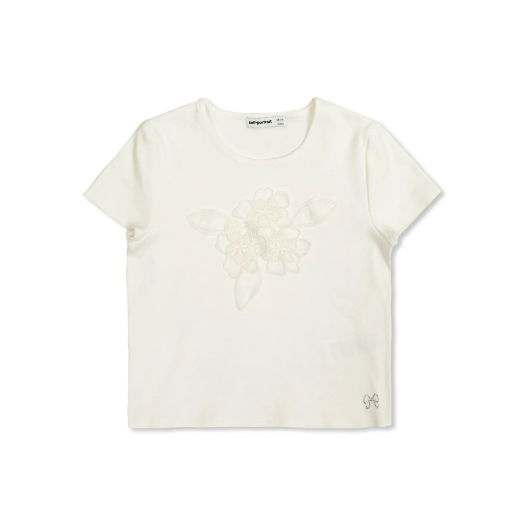 Self Portrait Kids Flower T-shirt