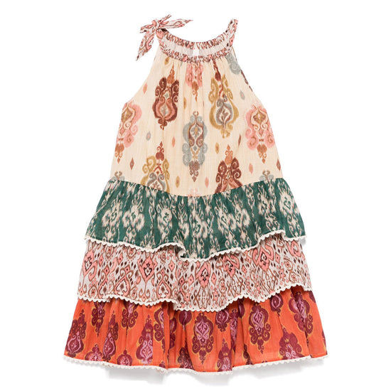 Zimmermann Kids Wylie Halter Tiered Dress