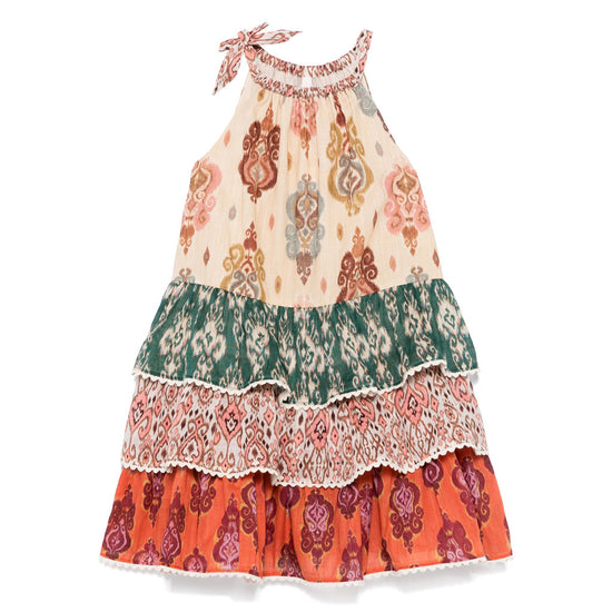 Zimmermann Kids Wylie Halter Tiered Dress