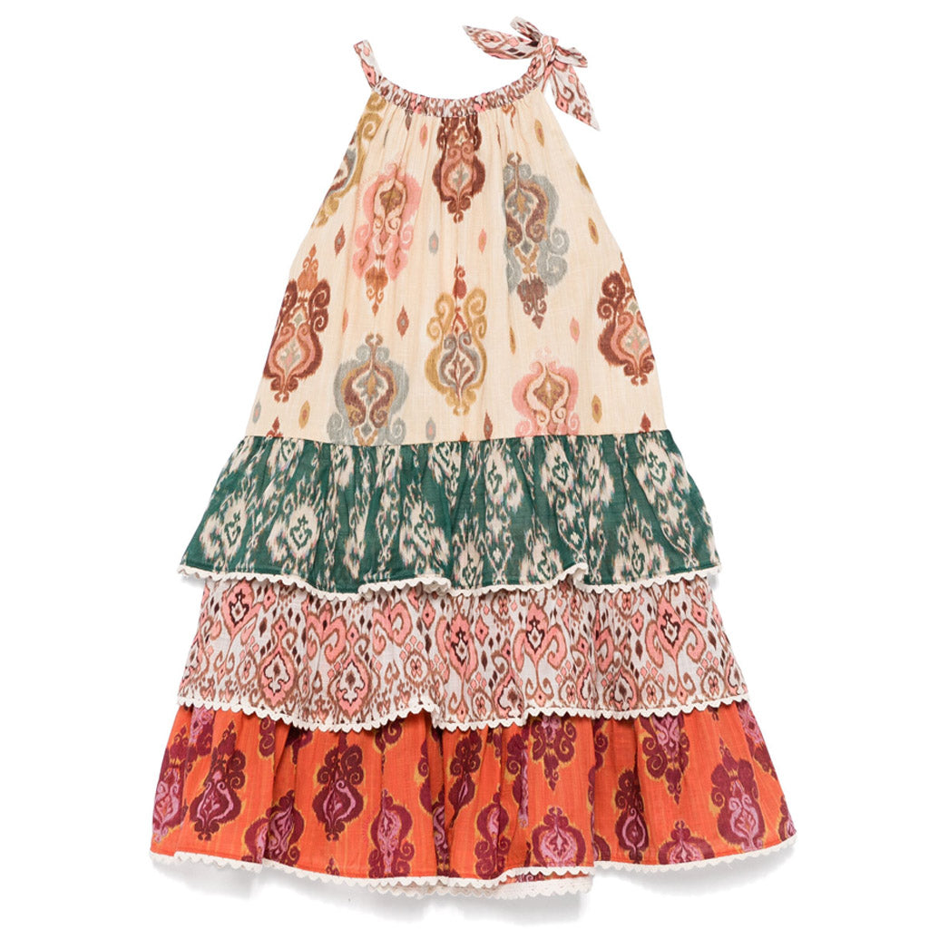 Zimmermann Kids Wylie Halter Tiered Dress