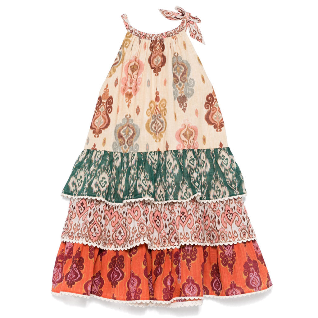 Zimmermann Kids Wylie Halter Tiered Dress