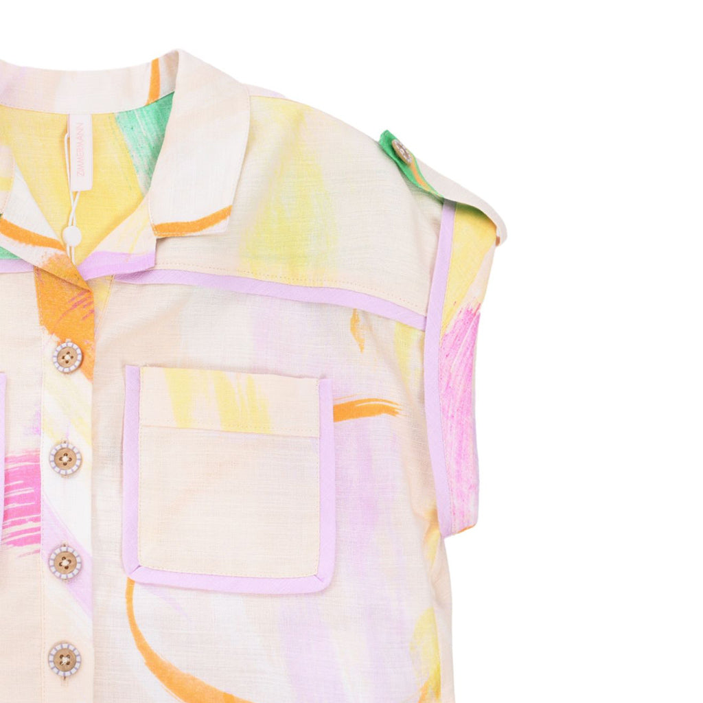 Zimmermann Kids Everley Utility Shirt