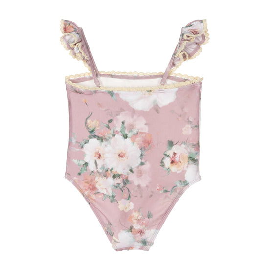 Zimmermann Kids Everley Trim Frill Swimsuit
