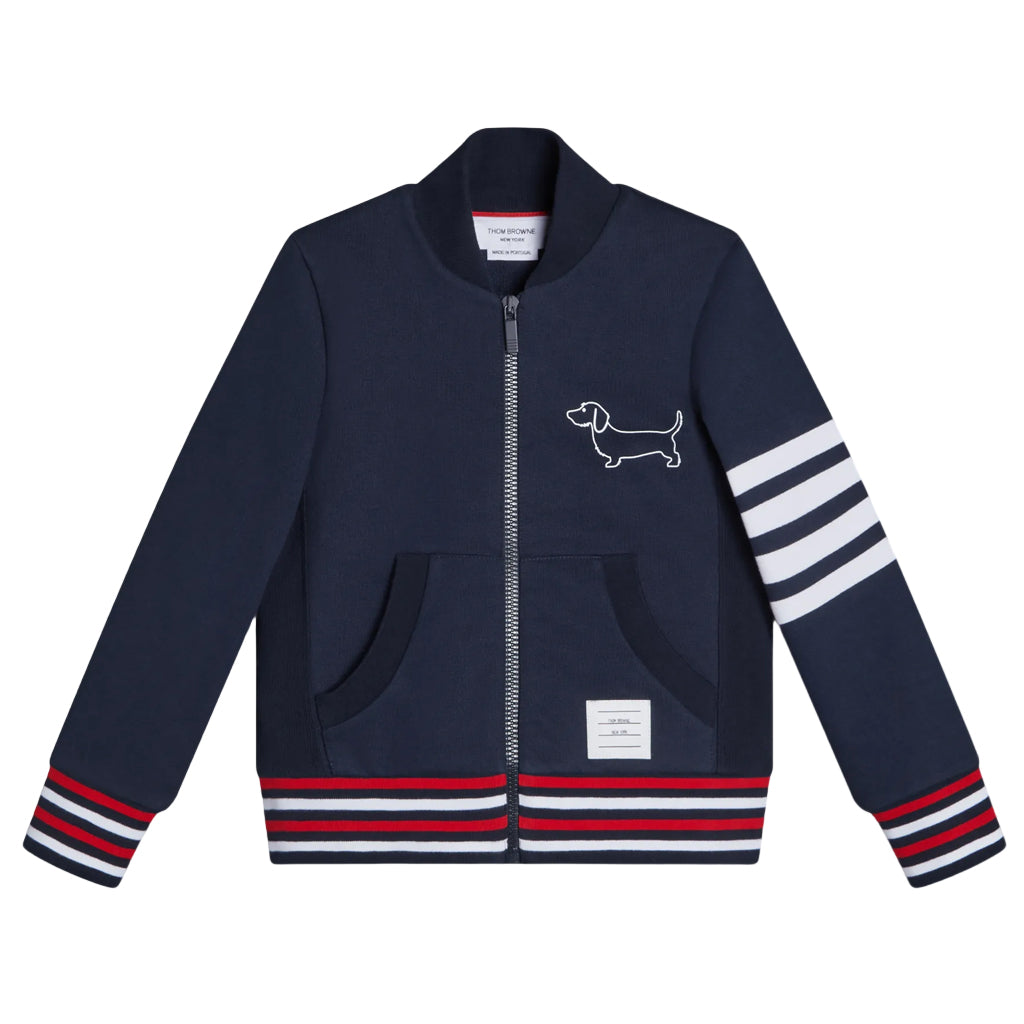 Thom Browne Kids Sweatshirt Bomber and Printed
