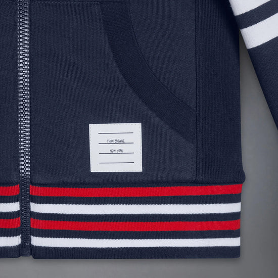 Thom Browne Kids Sweatshirt Bomber and Printed