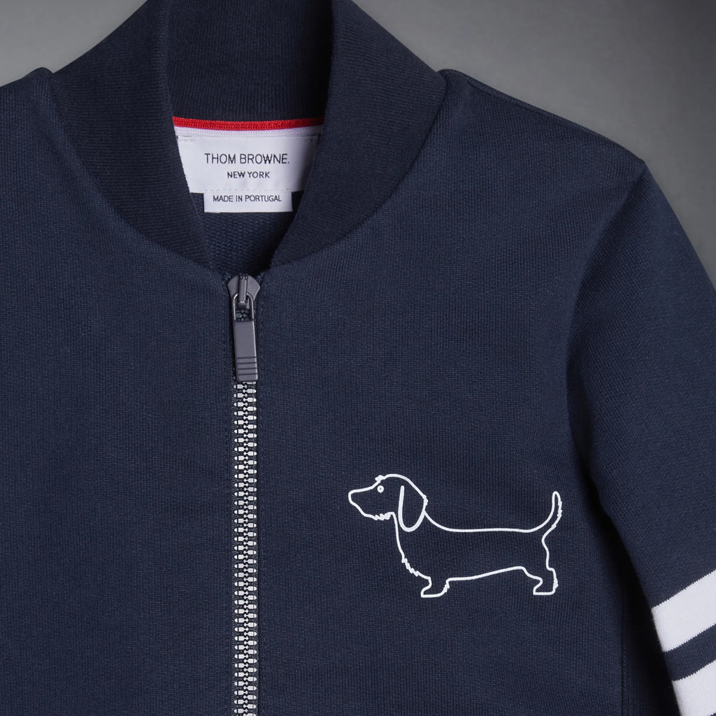 Thom Browne Kids Sweatshirt Bomber and Printed