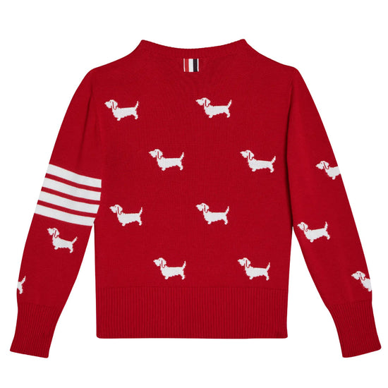 Thom Browne Kids Crew Neck Pullover and Hector