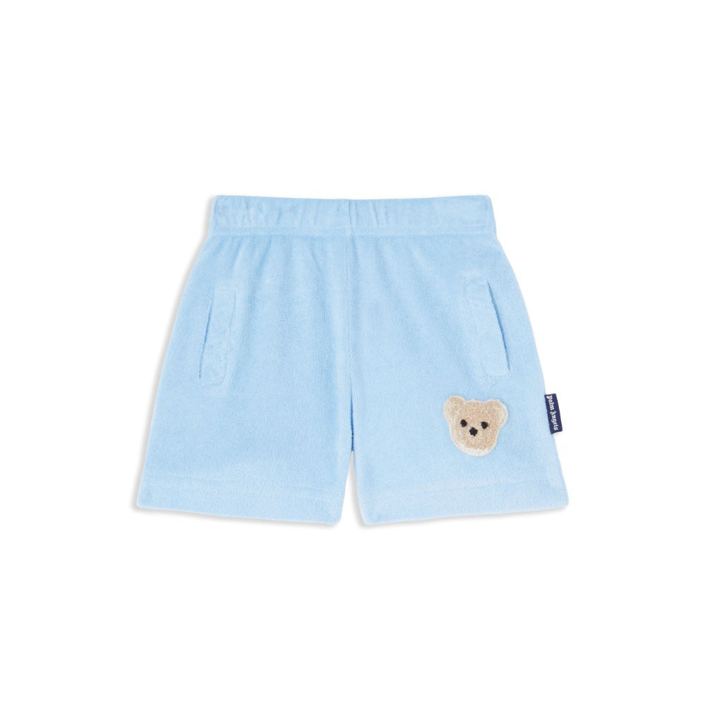 Palm Angels Kids Bear Terry Shorts