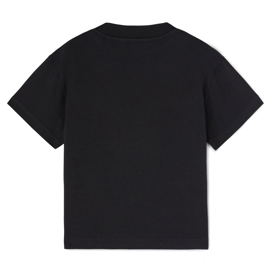 Palm Angels Kids Seasonal Logo Regular T-shirt - Black