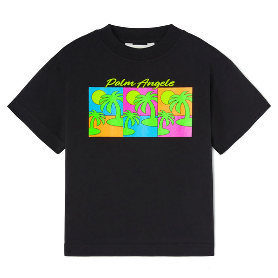 Palm Angels Kids Triple Pop Palms Reg. Tee
