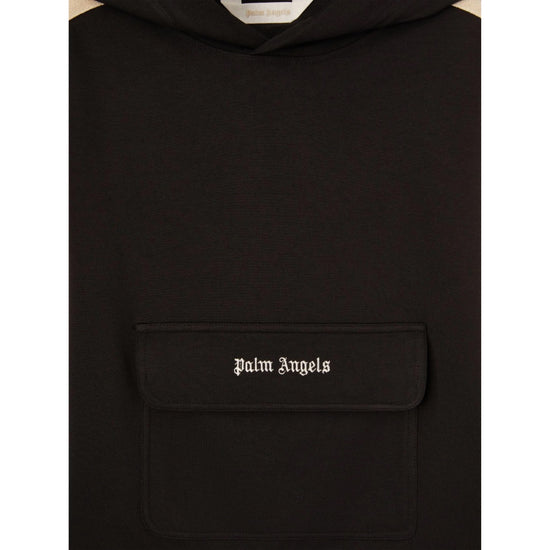 Palm Angels Kids New Track Pocket Hoodie