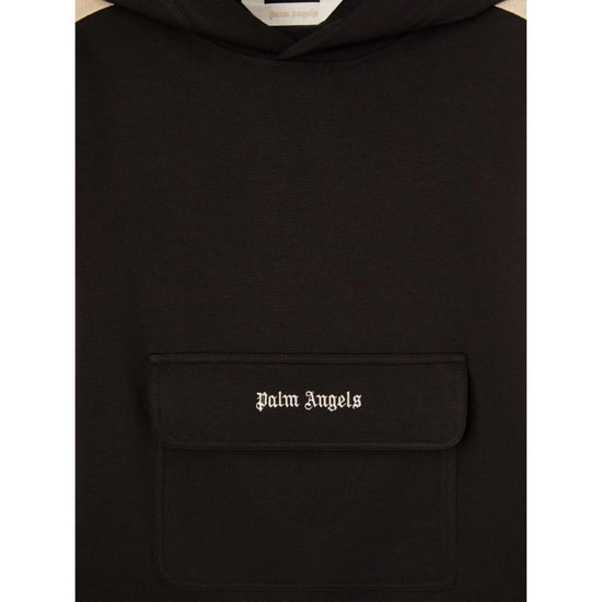 Palm Angels Kids New Track Pocket Hoodie