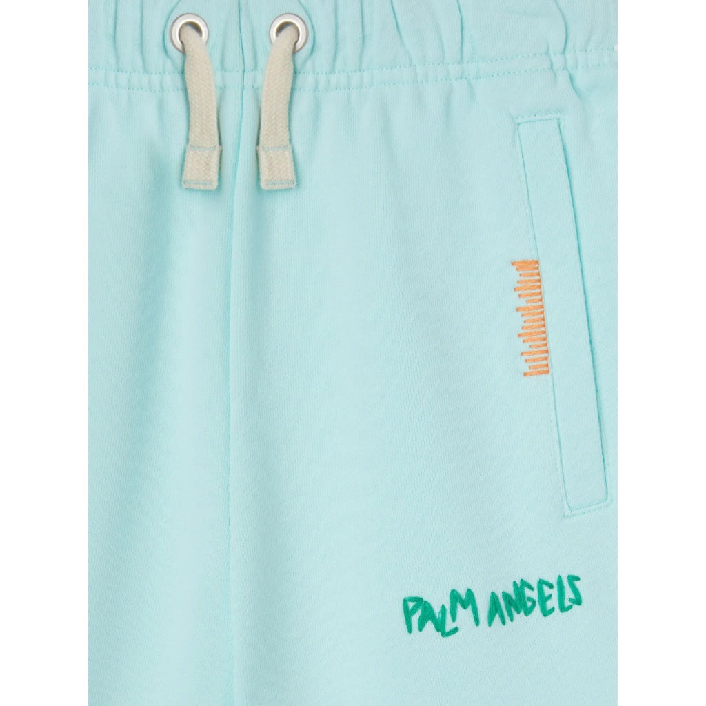 Palm Angels Kids Embroidery Mult. Sweat Shorts